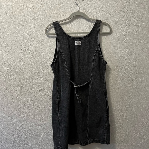 Levi's Women's Tuli Denim Mini Dress in Black Stonewash - Picture 3 of 9